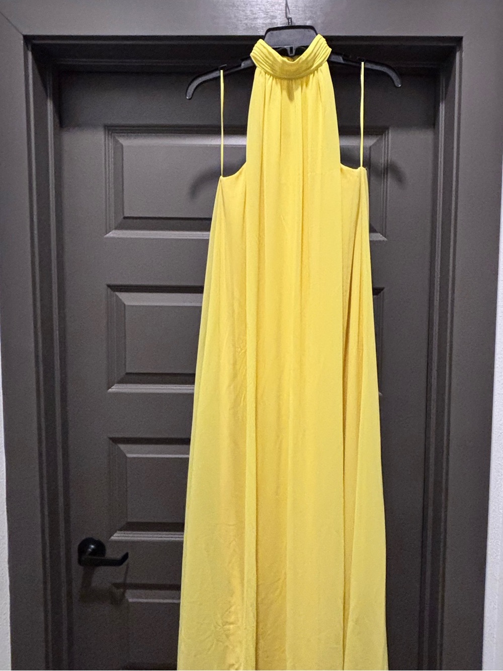 Yellow Halter Maxi Dress